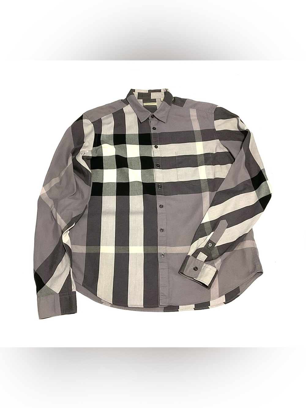 Men’s Burberry Cheque Button Down Shirt